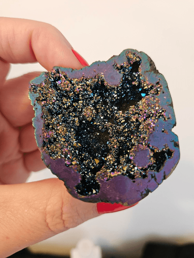 Goddess Rainbow Aura Geodes