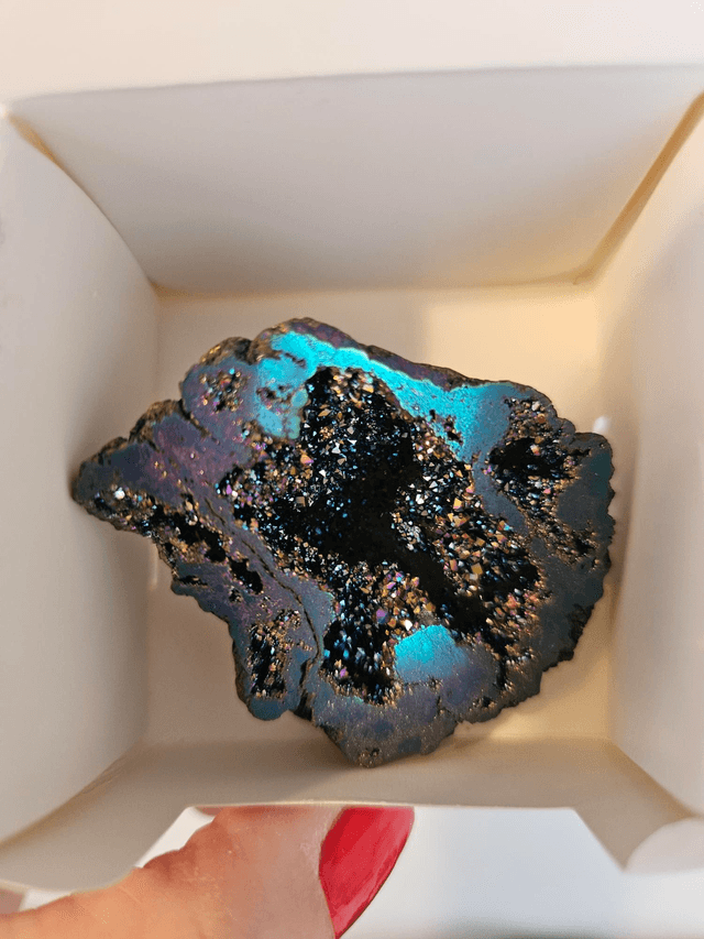 Goddess Rainbow Aura Geodes