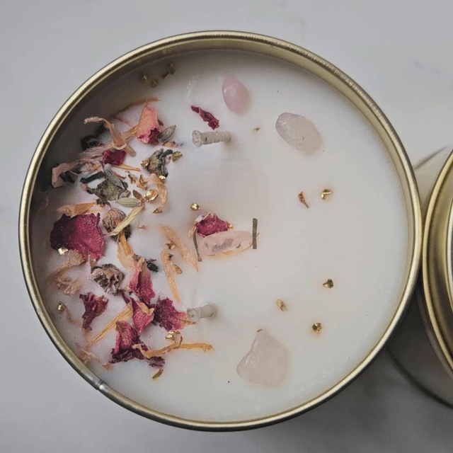 Rose Quartz Candle