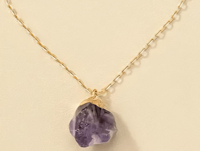 Amethyst Crystal Necklace 