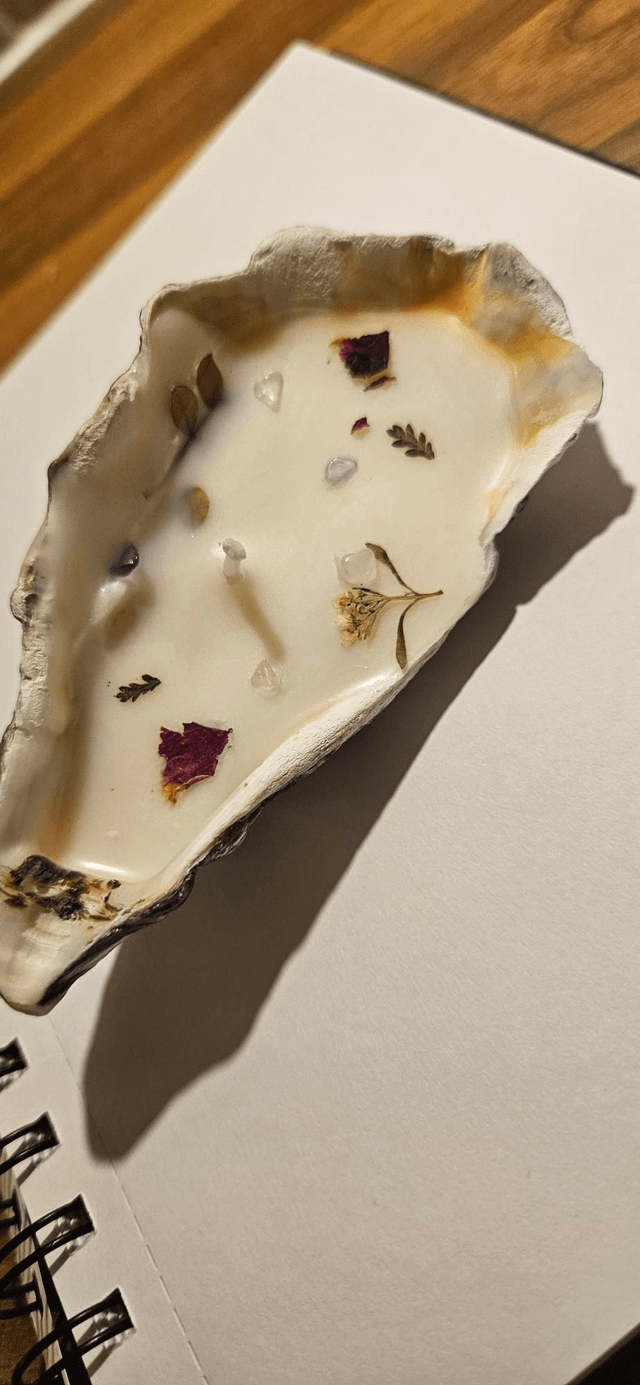 Eucalyptus & Lavender Seashell Candle