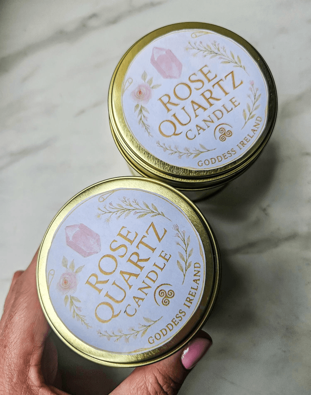 Rose Quartz Candle
