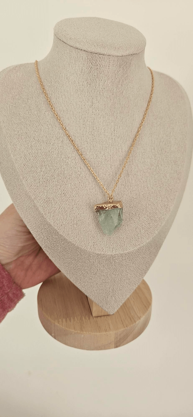 Fluorite Goddess Necklace 