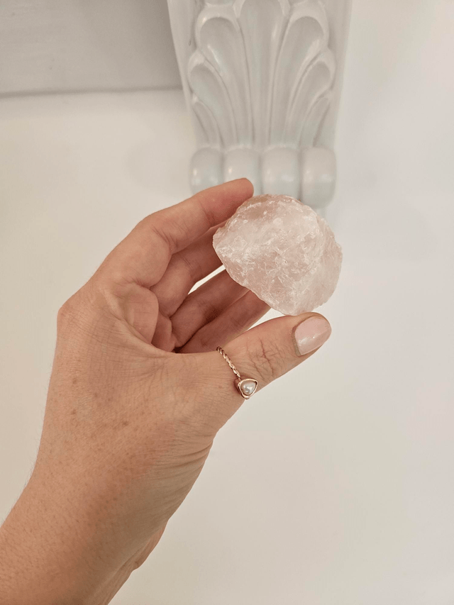 Rose Quartz crystal-natural
