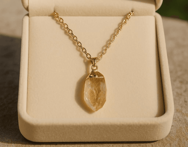 Citrine Necklace 