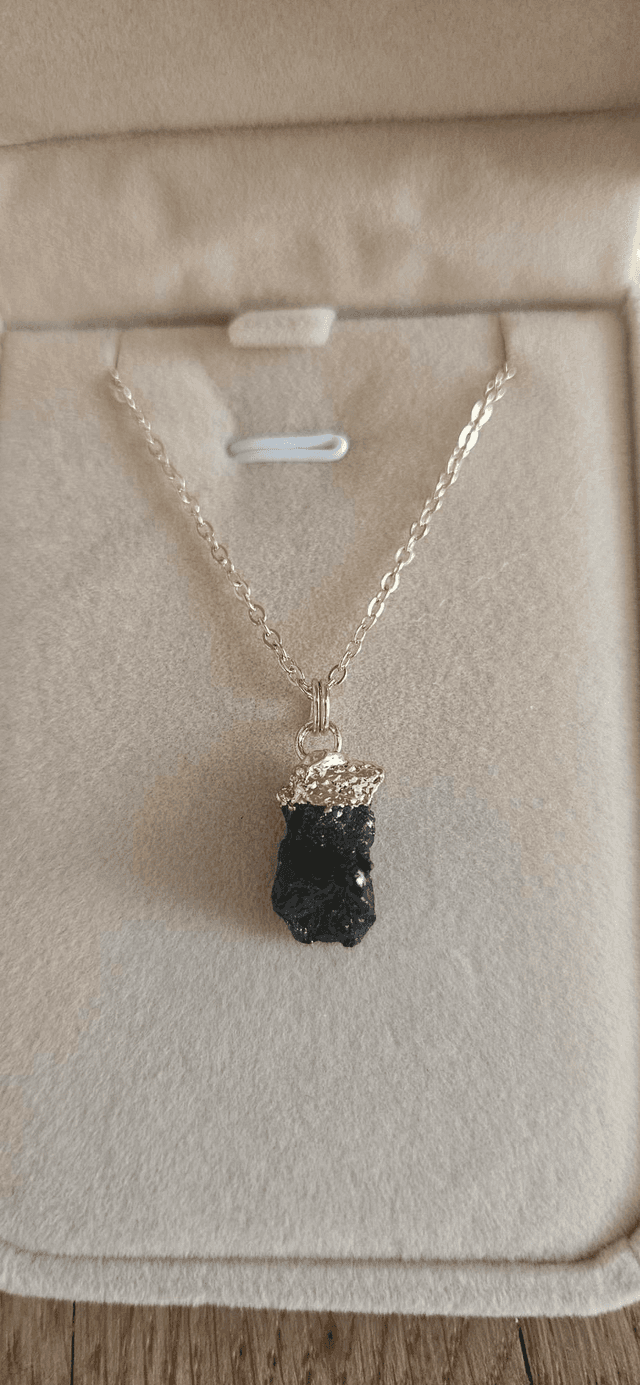 Jet Stone Necklace 